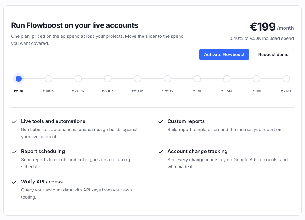 Image: screenshot of the plans page